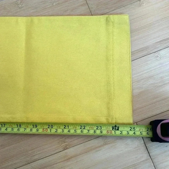 SoCa St. John Golden Yellow Denim Pants size 6 - Picture 11 of 13